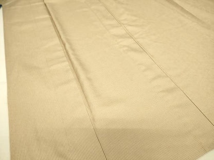 平和屋着物▽上質なお召　単衣　格子　正絹　逸品　DAAT9125az