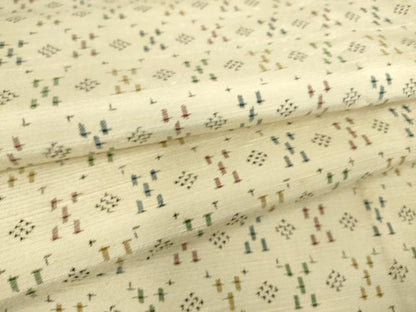 平和屋着物▽上質な紬 単衣 変わり格子 正絹 逸品 DAAT9144az