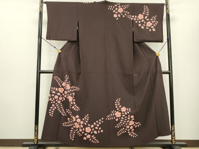 平和屋着物▽訪問着 単衣 絞り 辻が花 正絹 逸品 DAAT3645fe