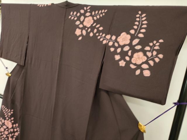 平和屋着物▽訪問着 単衣 絞り 辻が花 正絹 逸品 DAAT3645fe