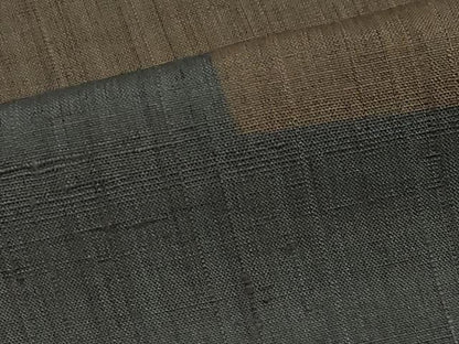 平和屋本店●極上 Maru Factory 丸山正 紬 刺繍 横段文 逸品 CYAA2623s5