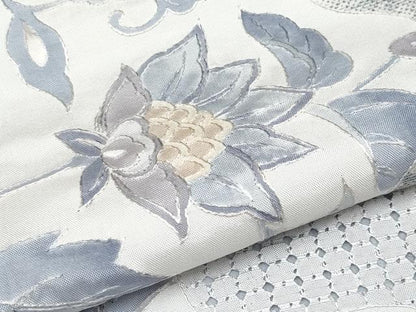 平和屋本店■極上　中国三大刺繍　スワトウ刺繍　本場縞大島紬　訪問着　更紗花唐草文　証紙付き　逸品　CYAA2636s5