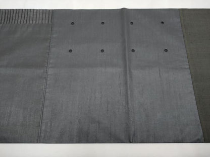 平和屋本店■極上　Maru　Factory　丸山正　太鼓柄袋帯　紬地　切嵌　逸品　CYAA2676s5