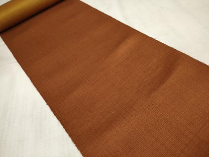 平和屋本店●極上 本場黄八丈 名古屋帯 帯反物 逸品 未使用 DZAA11097kh5