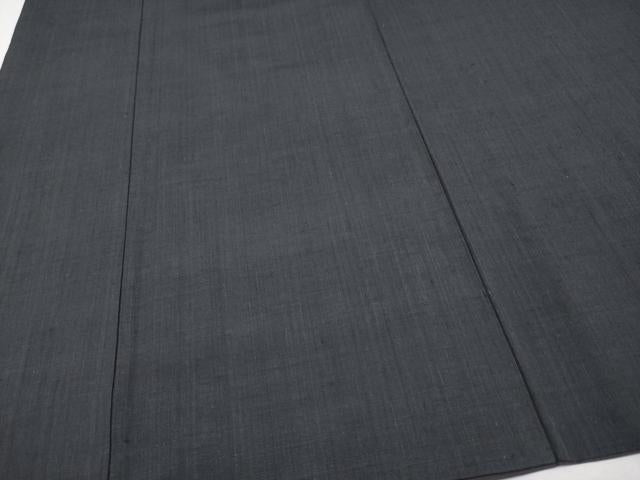 平和屋着物●極上 本場結城紬 重要無形文化財 色無地 蝋色地 逸品 CYAA2761s5