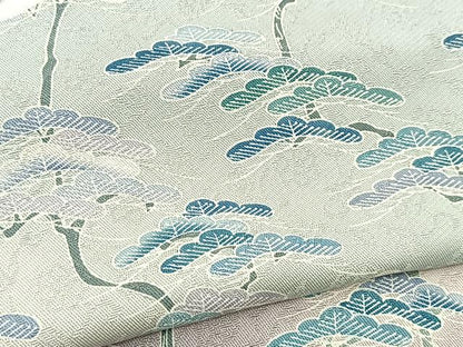 平和屋着物▽訪問着 単衣 作家物 老松 暈し染め 正絹 逸品 BAAT9147yc
