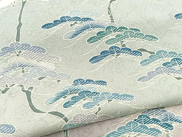 平和屋着物▽訪問着 単衣 作家物 老松 暈し染め 正絹 逸品 BAAT9147yc