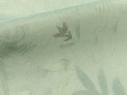 平和屋着物▽訪問着 無双 紗袷 紗×紗 リボン織 草花文 正絹 逸品 BAAT9148yc