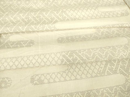 平和屋着物▽上質な紬　単衣　エ霞文　正絹　逸品　DAAT9241az