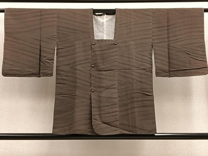 平和屋着物∞道行コート　流線文　正絹　逸品　未使用　BAAU0070gt
