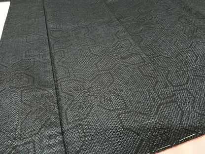 平和屋着物●上質な紬 花繋ぎ 正絹 逸品 未使用 AAAW4275np