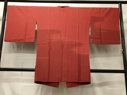 平和屋着物∞道行コート 霞文 暈し染め 金彩 鈴乃屋扱い ロング丈 正絹 逸品 CAAT5820id
