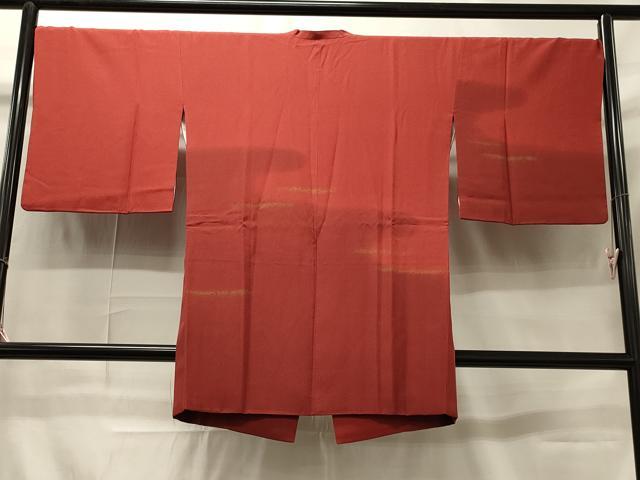 平和屋着物∞道行コート 霞文 暈し染め 金彩 鈴乃屋扱い ロング丈 正絹 逸品 CAAT5820id