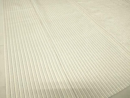 平和屋着物▽本塩沢　単衣　縞　正絹　逸品　DAAT9352az