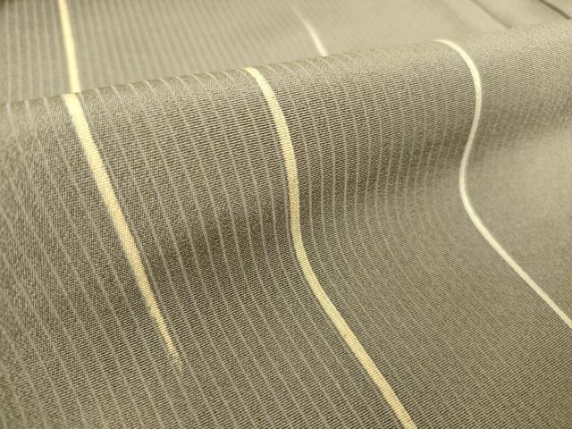 平和屋着物▽上質な小紋 単衣 変わり斜線文 正絹 逸品 DAAT9502az