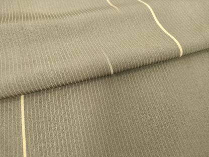 平和屋着物▽上質な小紋 単衣 変わり斜線文 正絹 逸品 DAAT9502az