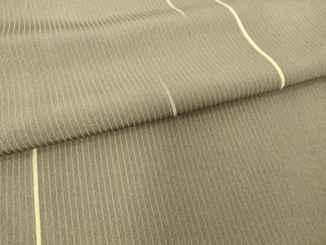 平和屋着物▽上質な小紋 単衣 変わり斜線文 正絹 逸品 DAAT9502az