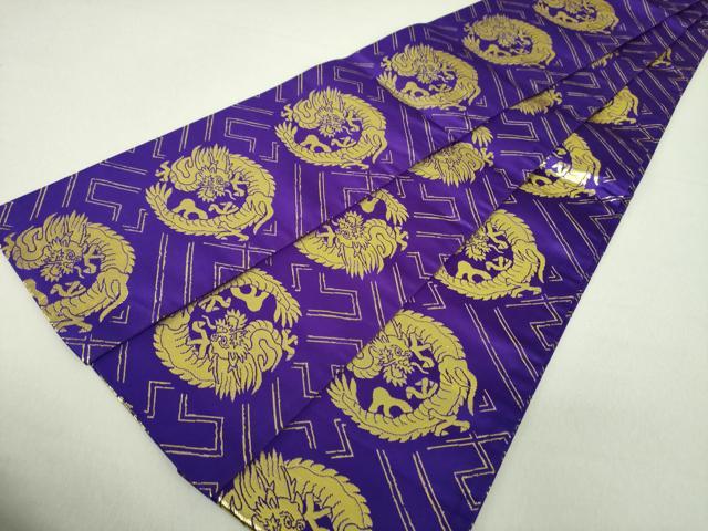 平和屋着物●半幅帯　龍の丸　金糸　DAAU5336ps