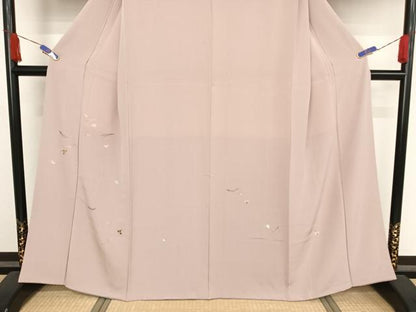 平和屋着物●総刺繍 訪問着 吹き寄せ文 金糸 正絹 逸品 AAAX0087np