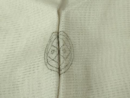 平和屋本店▽極上 訪問着 無双 紗袷 紗×絽 手描き 枝花文 灰梅色地 逸品 DZAA8376kh5