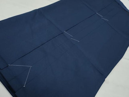 平和屋着物●女性 行灯袴 総刺繍 花唐草文 留紺色 卒業式 洗える着物 未使用 CAAU9838vf