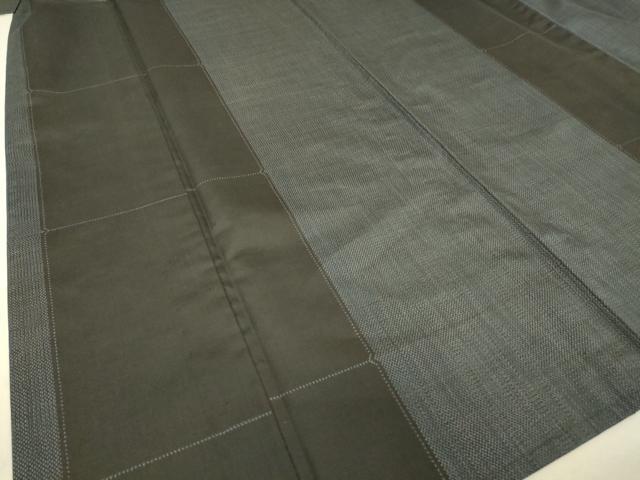 平和屋着物▽本場大島紬 単衣 9マルキ 間道 正絹 逸品 DAAT9659az