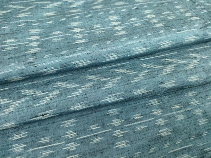 平和屋着物▽上質な紬 単衣 横段絣文 正絹 逸品 DAAT9688az