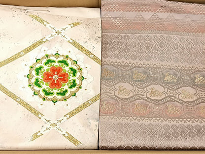 平和屋着物■名古屋帯 まとめて100点 有栖川文様 人物 花柄 正倉院 作家物 手描き 金彩 金糸 着用可能多数 未使用品あり 全て正絹 mmm844