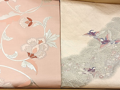 平和屋着物■名古屋帯 まとめて100点 尾長鳥 人物 能 猩々 更紗 乱菊 花柄 金彩 銀糸 など 着用可能多数 未使用品あり 全て正絹 mmm845