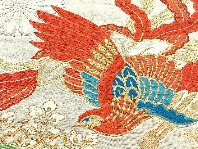 平和屋着物■袋帯 西陣 まとめて100点 鳳凰 鶴 鴛鴦 孔雀羽 風景 花柄 七宝 正倉院 金銀糸 着用可能多数 未使用品あり 全て正絹 mmm850