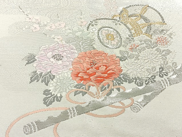 平和屋着物■名古屋帯 まとめて100点 孔雀 人物 能 花柄 楽器 駒刺繍 佐賀錦 金彩 銀糸 など 着用可能多数 未使用品あり 全て正絹 mmm846