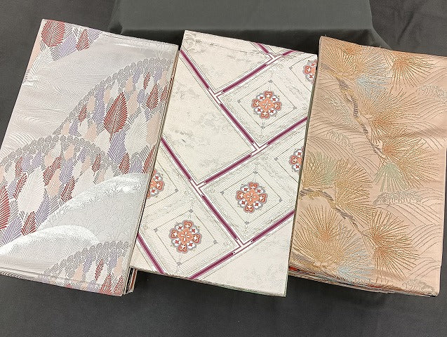 平和屋着物■袋帯 西陣 まとめて100点 鳳凰 鶴 鴛鴦 孔雀羽 風景 花柄 七宝 正倉院 金銀糸 着用可能多数 未使用品あり 全て正絹 mmm850