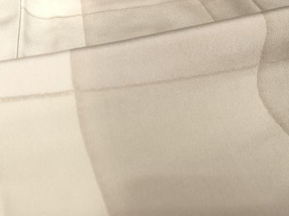 平和屋着物●長襦袢 無双仕立て 変わり縞 暈し染め 正絹 逸品 未使用 AAAX0687zg