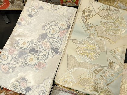 平和屋着物■袋帯 西陣 まとめて100点 向かい鳳凰 孔雀 向かい蝶 鳳凰 辻が花 更紗 花柄 宝相華 金銀糸 未使用品あり 全て正絹 se3410