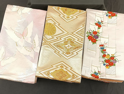 平和屋着物■袋帯 西陣 まとめて100点 鳳凰 向い鶴 蝶 花柄 楽器 七宝 正倉院 金銀糸 など 着用可能多数 未使用品あり 全て正絹 mmm851