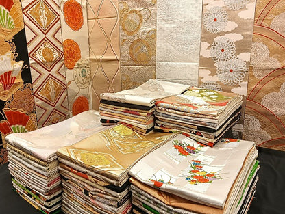 平和屋着物■袋帯 西陣 まとめて100点 鳳凰 向い鶴 蝶 花柄 楽器 七宝 正倉院 金銀糸 など 着用可能多数 未使用品あり 全て正絹 mmm851
