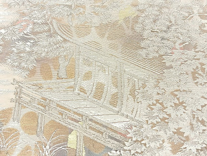 平和屋着物■袋帯 西陣 まとめて100点 向かい鶴 蝶 風景 更紗 花柄 七宝 正倉院 宝相華 佐賀錦 金銀糸 未使用品あり 全て正絹 mmm854