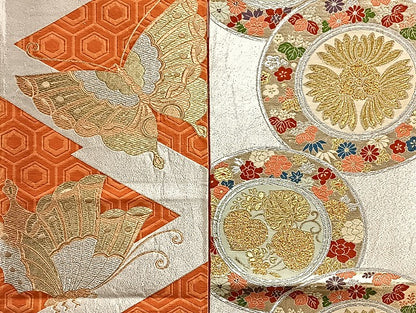 平和屋着物■袋帯 西陣 まとめて100点 鶴 孔雀 尾長鳥 鴛鴦 蝶 花柄 正倉院 宝相華 佐賀錦 金銀糸 など 未使用品あり 全て正絹 mmm852