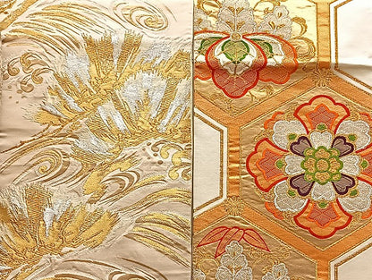 平和屋着物■袋帯 西陣 まとめて100点 鶴 孔雀 人物 蝶 菊 更紗 花柄 正倉院 宝相華 など 着用可能多数 未使用品あり 全て正絹 mmm855