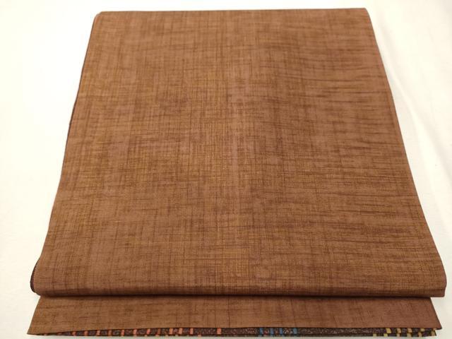 平和屋着物●両面 全通柄袋帯 臈纈染め 間道 正絹 逸品 CAAV6820hy