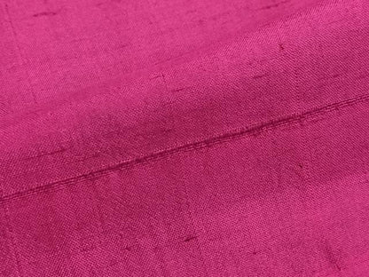 平和屋着物▽道行コート 単衣 紬地 濃紅色 ロング丈 正絹 逸品 CAAV5616id
