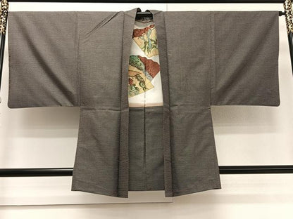 平和屋着物＃男性　本場大島紬　羽織　100亀甲　総詰め　正絹　逸品　CAAV5623id