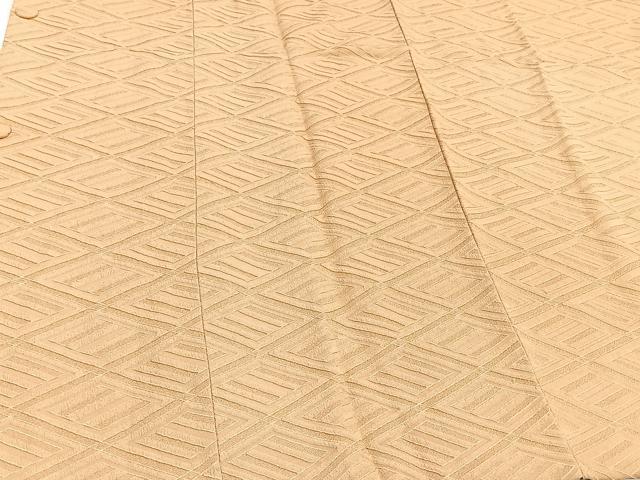 平和屋着物∞道行コート 天井地紋 洒落柿色 大丸扱い 正絹 逸品 CAAV5628id