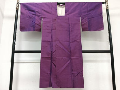 平和屋着物▽道行コート 単衣 雨コート 霞文 ロング丈 正絹 逸品 CAAV5632id