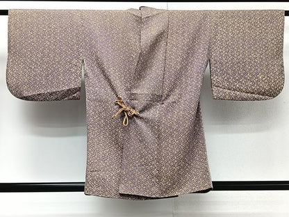 平和屋着物∞道中着　七宝花文　正絹　逸品　CAAV5653id