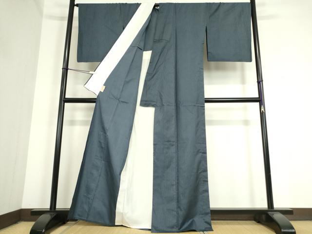 平和屋着物▽本場染大島紬　単衣　小花文　正絹　逸品　DAAT9709az