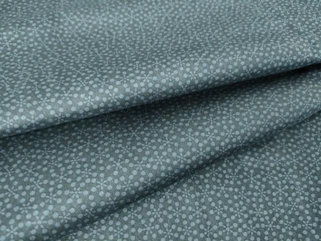 平和屋着物▽本場染大島紬　単衣　小花文　正絹　逸品　DAAT9709az