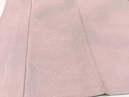 平和屋着物▽上質な小紋　単衣　草木文　正絹　逸品　CAAU3791xi