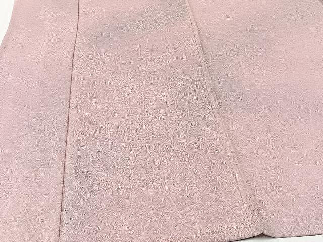 平和屋着物▽上質な小紋　単衣　草木文　正絹　逸品　CAAU3791xi