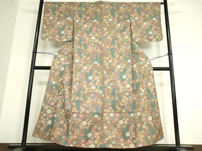 平和屋着物▽小紋　単衣　辻が花　洗える着物　DAAT9834az